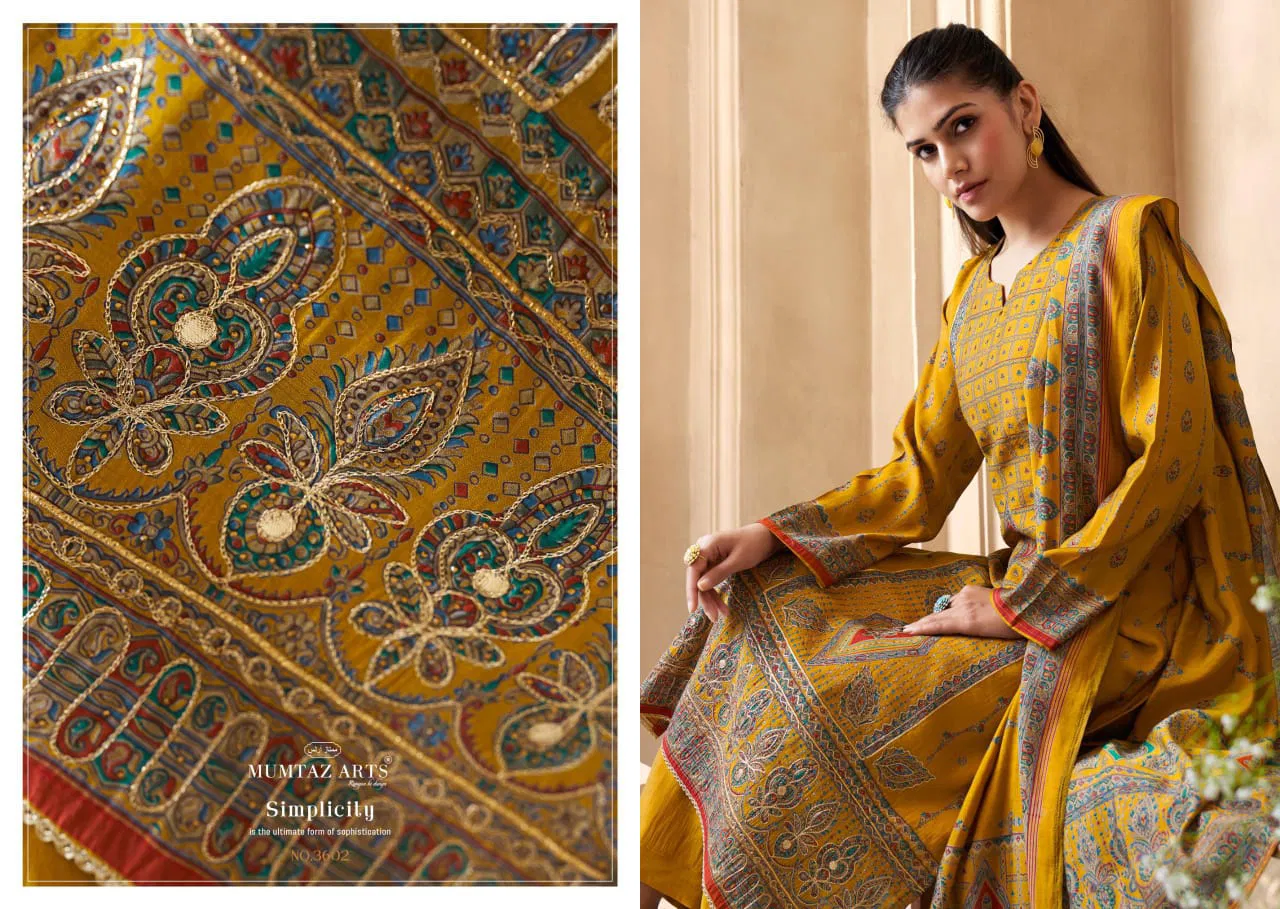 Nayaab Vol 6 By Mumtaz Muslin Digital Printed Dress Material Exporters In India